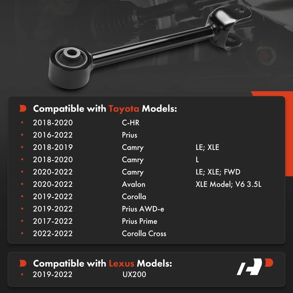 1-Pc Control Arm, Rear Lower Forward A-Premium APCA5774
