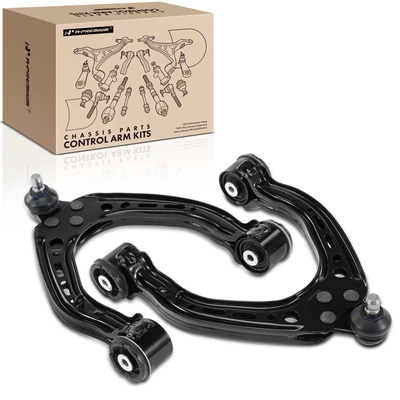 2 Pcs Front Upper Control Arm with Ball Joint