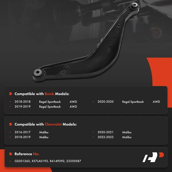 1-Pc Lateral Arm, Rear Right Passenger Side A-Premium APCA5795