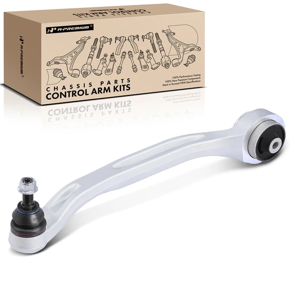 2006-2011 Audi A6 1-Pc Control Arm and Ball Joint Kit, Front Driver Lower Rearward with Ball Joint A-Premium APCA4373