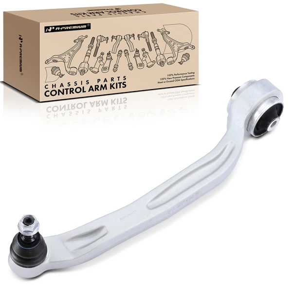 2006-2011 Audi A6 1-Pc Control Arm and Ball Joint Kit, Front Passenger Lower Rearward with Ball Joint A-Premium APCA4374