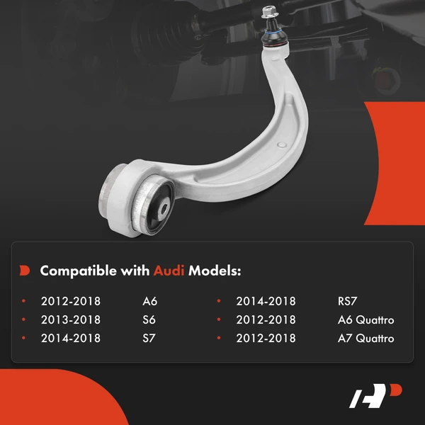 1-Pc Control Arm and Ball Joint Kit, Front Passenger Lower Rearward with Ball Joint A-Premium APCA4376