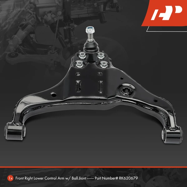 1-Pc Control Arm and Ball Joint Kit, Front Passenger Lower with Ball Joint A-Premium APCA4378