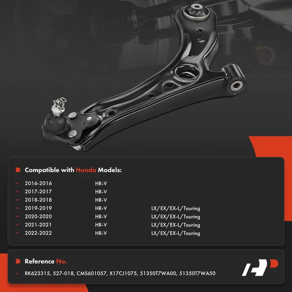 1-Pc Control Arm and Ball Joint Kit, Front Passenger Lower with Ball Joint A-Premium APCA5799