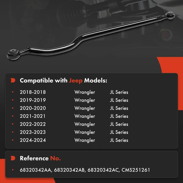 1-Pc Suspension Track Bar, Rear Side with Ball Joint A-Premium APCA9491