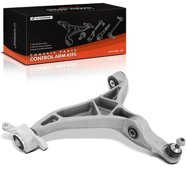 2016-2020 Jeep Grand Cherokee 1-Pc Control Arm and Ball Joint Kit, Front Driver Lower with Ball Joint A-Premium APCA4381