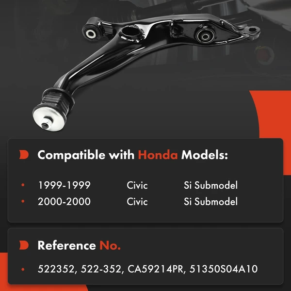 1-Pc Control Arm Bushing, Front Passenger Lower A-Premium APCA8155