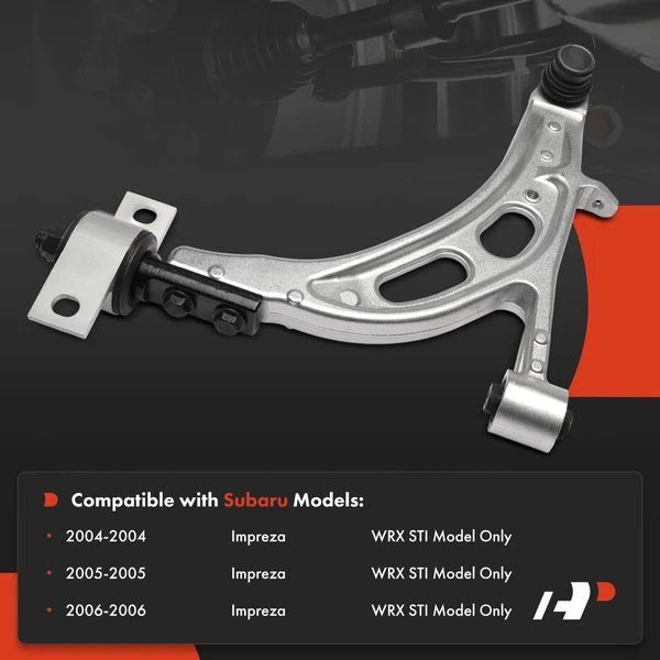 1-Pc Control Arm & Ball Joint Assembly, Front Side with Ball Joint A-Premium APCA8934