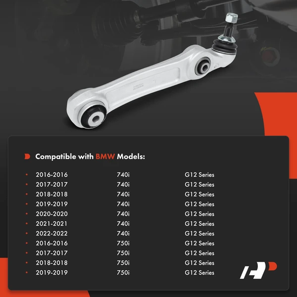 1-Pc Control Arm and Ball Joint Kit, Front Driver Lower Rearward with Ball Joint A-Premium APCA7937