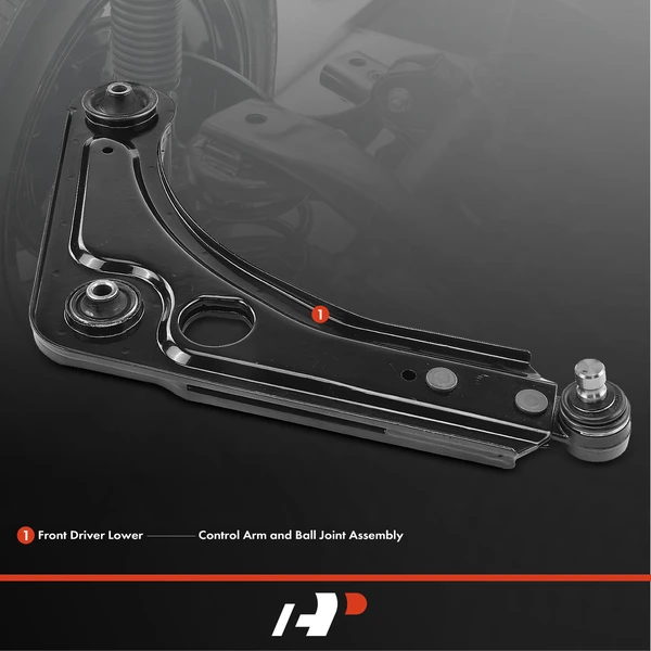 1-Pc Control Arm and Ball Joint Kit, Front Driver Lower with Ball Joint A-Premium APCA4385