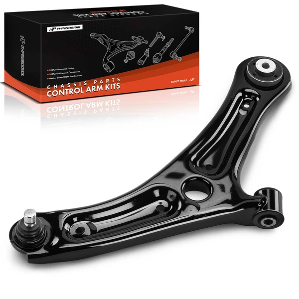 2018-2022 Ford EcoSport 1-Pc Control Arm & Ball Joint, Front Passenger Lower with Ball Joint A-Premium APCA7263