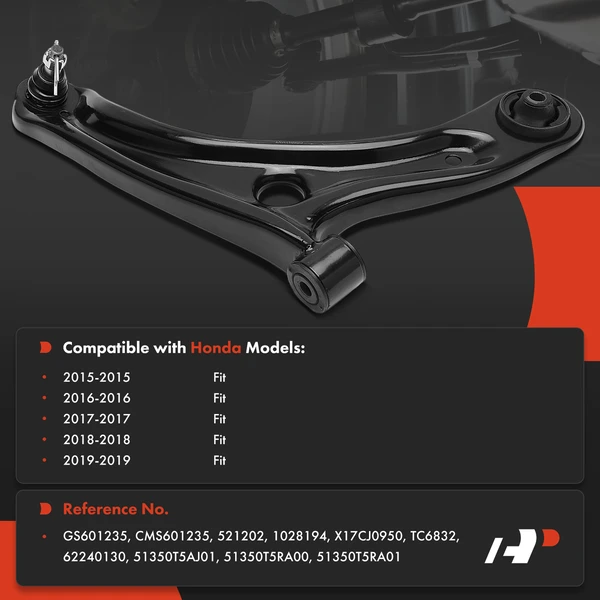 1-Pc Control Arm and Ball Joint Kit, Front Passenger Lower with Ball Joint A-Premium APCA8158