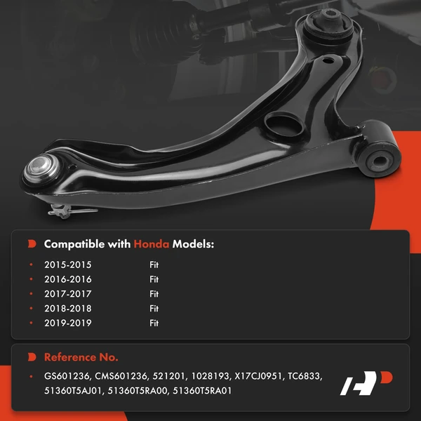 1-Pc Control Arm Ball Joint and Bushing Kit, Front Driver Lower with Ball Joint A-Premium APCA8159