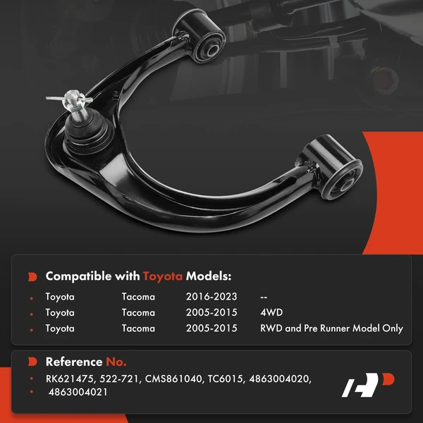 1-Pc Control Arm and Ball Joint Kit, Front Driver Upper with Ball Joint A-Premium APCA6327