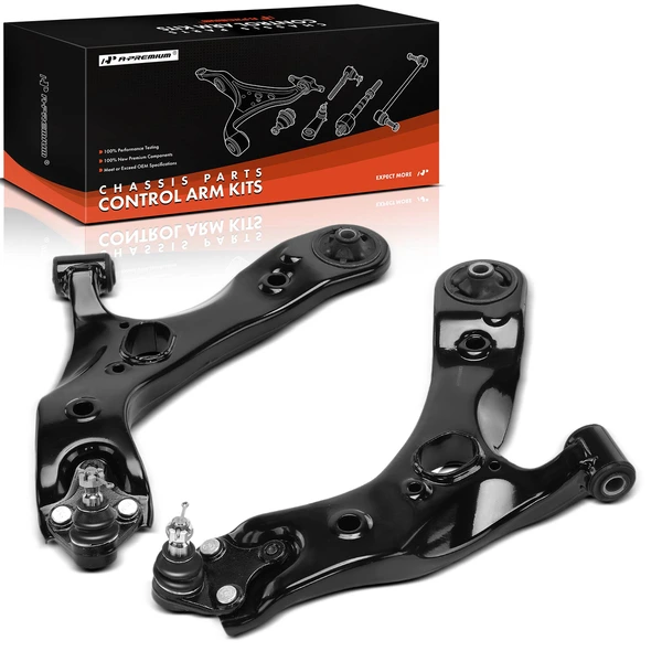 2-Pc Control Arm and Ball Joint Kit, Front Driver & Passenger Lower with Ball Joint A-Premium APCA7269