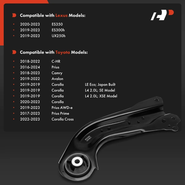1-Pc Trailing Arm, Rear Right Passenger Side A-Premium APCA5852