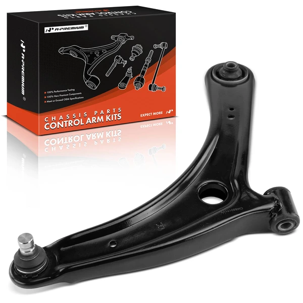 2007-2020 Mitsubishi Outlander 1-Pc Control Arm and Ball Joint Kit, Front Passenger Lower with Ball Joint A-Premium APCA7557