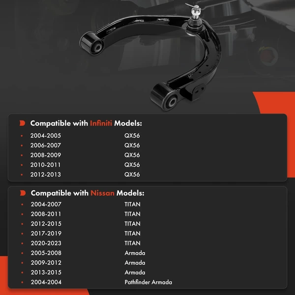 1-Pc Control Arm and Ball Joint Kit, Front Passenger Upper with Ball Joint A-Premium APCA7558