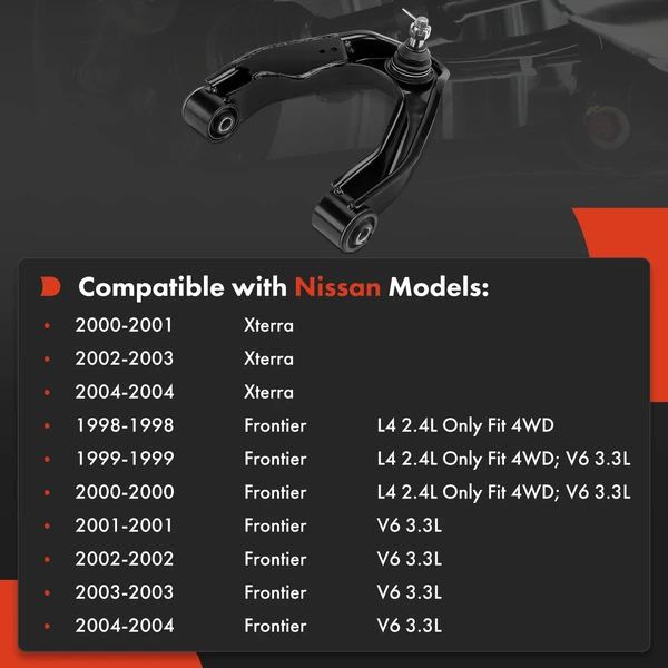 1-Pc Control Arm and Ball Joint Kit, Front Driver Upper with Ball Joint A-Premium APCA7560