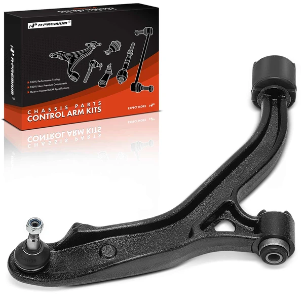 1-Pc Control Arm and Ball Joint Kit, Front Passenger Lower with Ball Joint A-Premium APCA8162