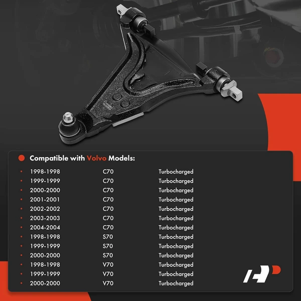 1-Pc Control Arm and Ball Joint Kit, Front Passenger Lower with Ball Joint A-Premium APCA7939