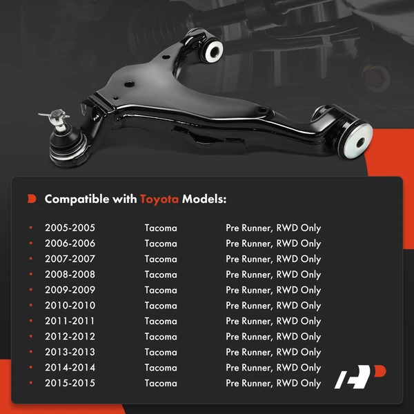 1-Pc Control Arm and Ball Joint Kit, Front Passenger Lower with Ball Joint A-Premium APCA8164