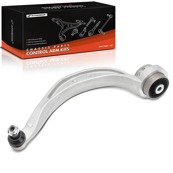 2013-2015 Audi RS5 1-Pc Control Arm and Ball Joint Kit, Front Passenger Lower Rearward with Ball Joint A-Premium APCA7566