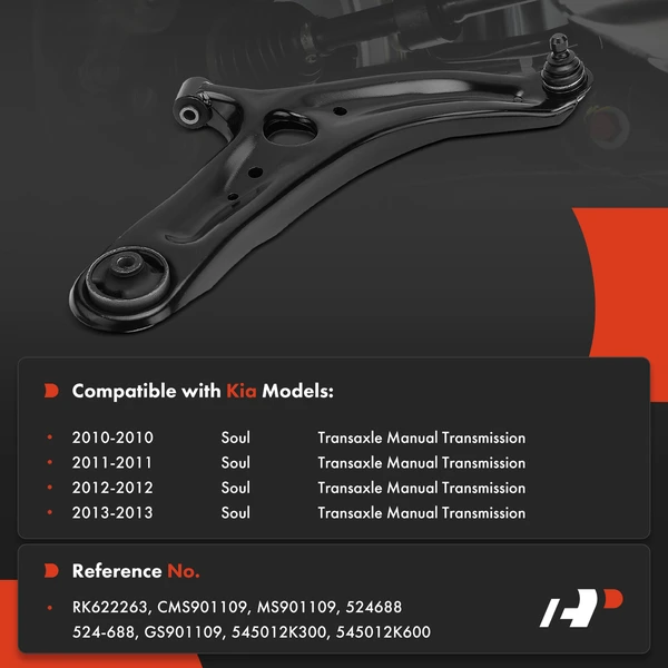 Control Arm Ball Joint Assembly Front Passenger Lower A-Premium APCA8167