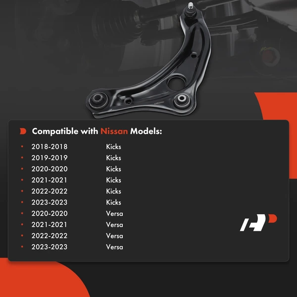 1-Pc Control Arm and Ball Joint Kit, Front Driver Lower with Ball Joint A-Premium APCA8177