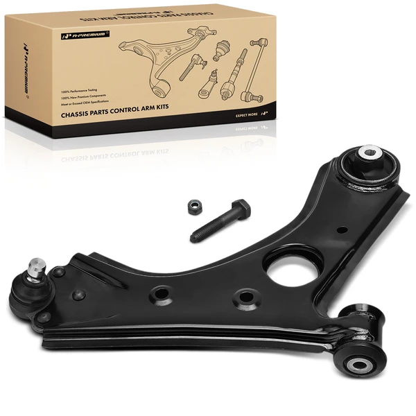 1-Pc Control Arm and Ball Joint Kit, Front Passenger Lower with Ball Joint A-Premium APCA8537