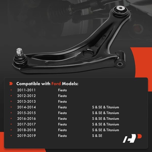 1-Pc Control Arm and Ball Joint Kit, Front Passenger Lower with Ball Joint A-Premium APCA7570