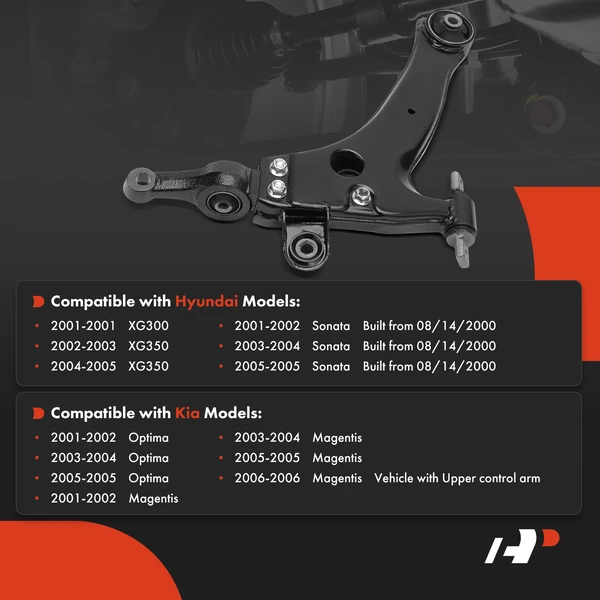 1-Pc Control Arm, Front Driver Lower A-Premium APCA8184