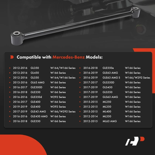1-Pc Control Arm Bushing, Rear Lower Rearward A-Premium APCA8557