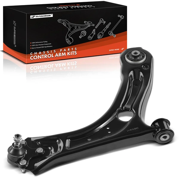 2012-2019 Volkswagen Beetle 1-Pc Control Arm and Ball Joint Kit, Front Passenger Lower with Ball Joint A-Premium APCA4409