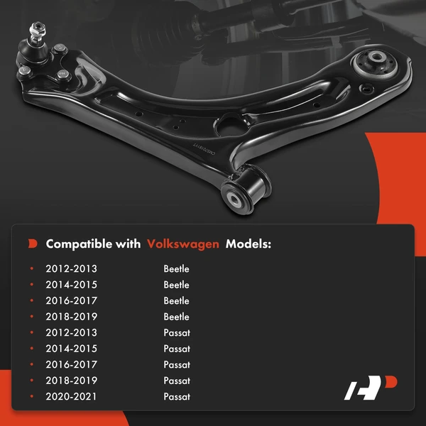 1-Pc Control Arm and Ball Joint Kit, Front Passenger Lower with Ball Joint A-Premium APCA4409