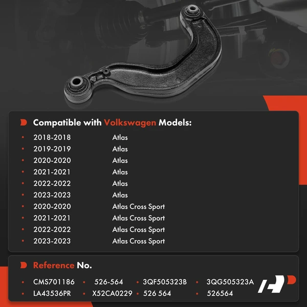 1-Pc Lateral Arm, Rear Driver or Passenger Upper A-Premium APCA8567