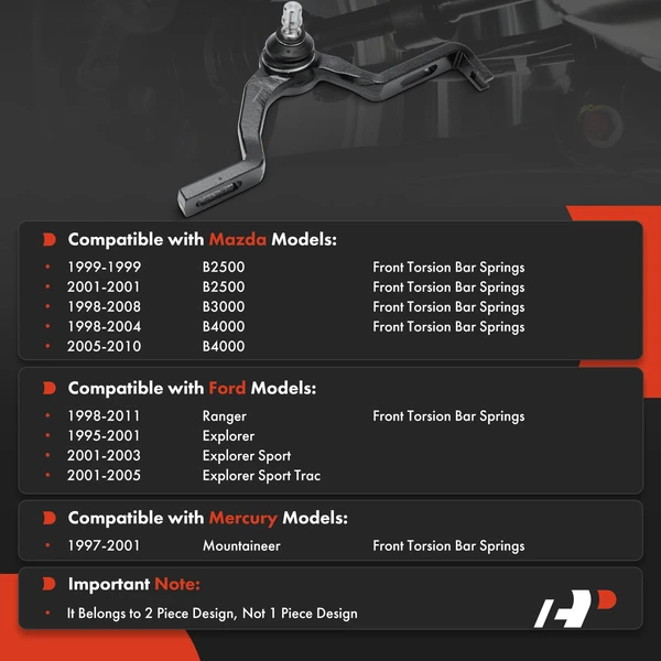 1-Pc Control Arm and Ball Joint Kit, Front Passenger Upper with Ball Joint A-Premium APCA8192
