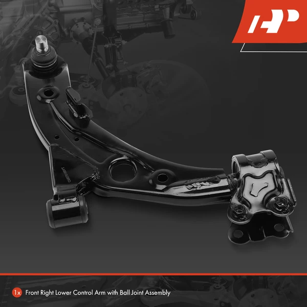 1-Pc Control Arm and Ball Joint Kit, Front Passenger Lower with Ball Joint A-Premium APCA6334