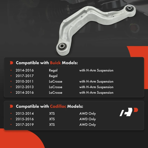 1-Pc Lateral Arm, Rear Passenger Upper Rearward A-Premium APCA5857
