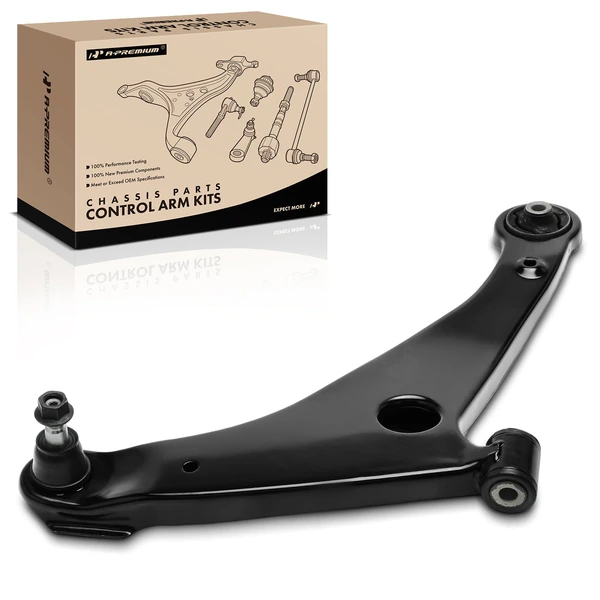 2004-2012 Mitsubishi Galant 1-Pc Control Arm, Front Passenger Lower with Ball Joint A-Premium APCA8958