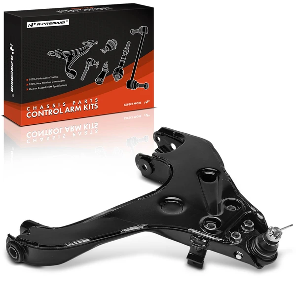 1997-2004 Mitsubishi Montero Sport 1-Pc Control Arm and Ball Joint Kit, Front Passenger Lower with Ball Joint A-Premium APCA8193