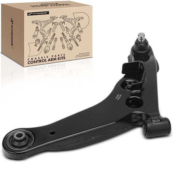 2003-2006 Mitsubishi Outlander 1-Pc Control Arm and Ball Joint Kit, Front Driver Lower with Ball Joint A-Premium APCA5859