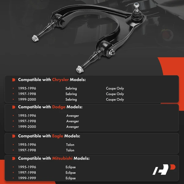 1-Pc Control Arm and Ball Joint Kit, Front Passenger Upper with Ball Joint A-Premium APCA8196