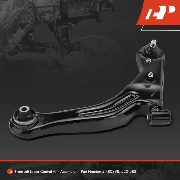 1-Pc Control Arm and Ball Joint Kit, Front Driver Lower with Ball Joint A-Premium APCA3784