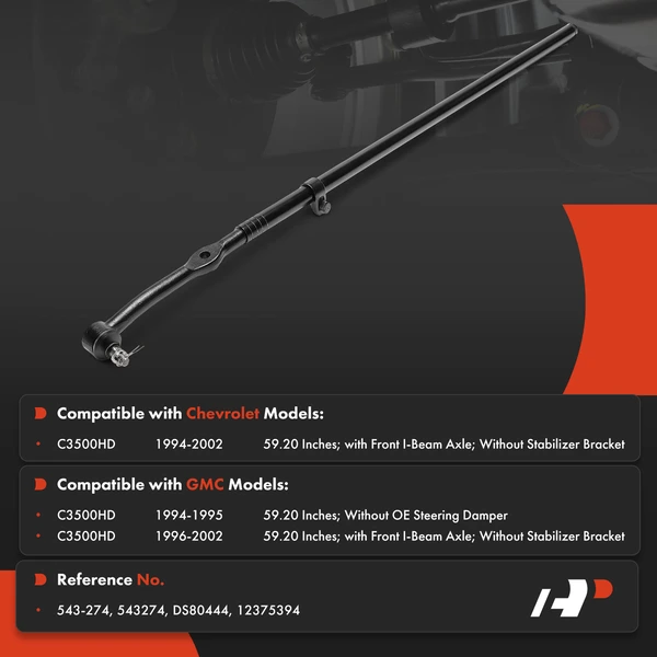 Tie Rod End Front Passenger Outer A-Premium APCA9510