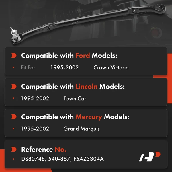 1-Pc Steering Center Link, Front Side A-Premium APCA9513