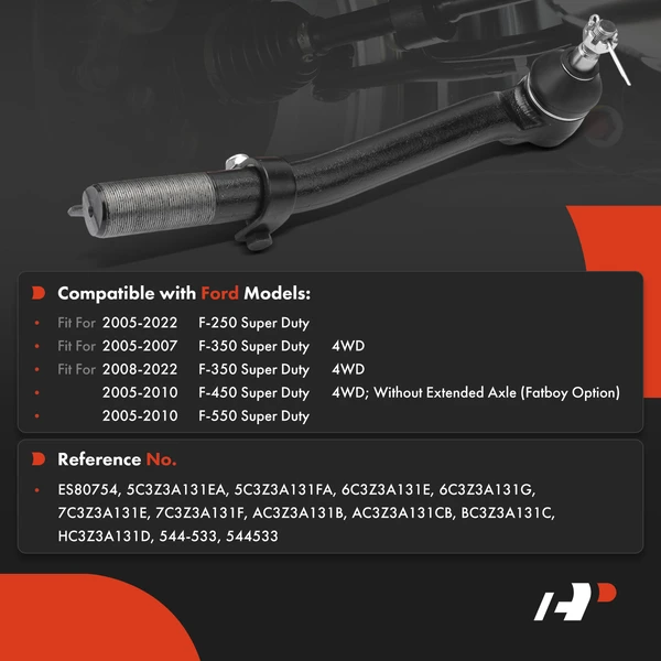 Tie Rod End Front Driver Outer A-Premium APCA9515