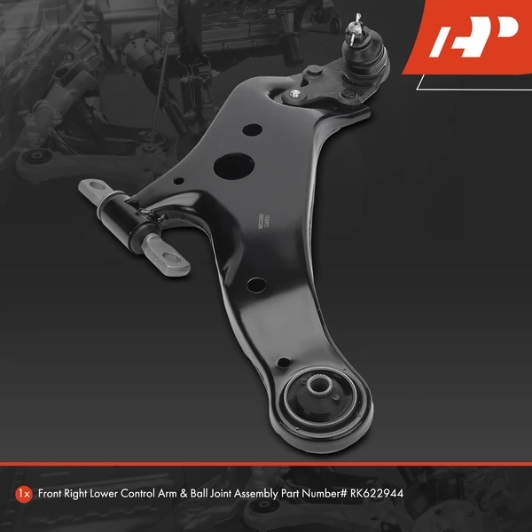 1-Pc Control Arm and Ball Joint Kit, Front Passenger Lower with Ball Joint A-Premium APCA5861