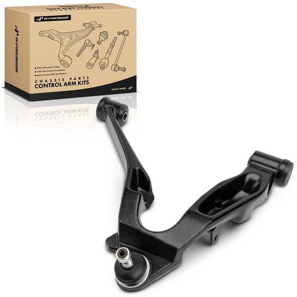 2001-2006 Chevrolet Silverado 3500 1-Pc Control Arm and Ball Joint Assembly, Front Passenger Lower with Ball Joint A-Premium APCA9520