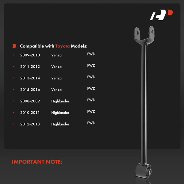 1-Pc Trailing Arm, Rear Side A-Premium APCA8577